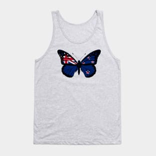 New Zealand Flag Monarch Butterfly To Celebrate Waitangi Day (Support New Zealand) Tank Top